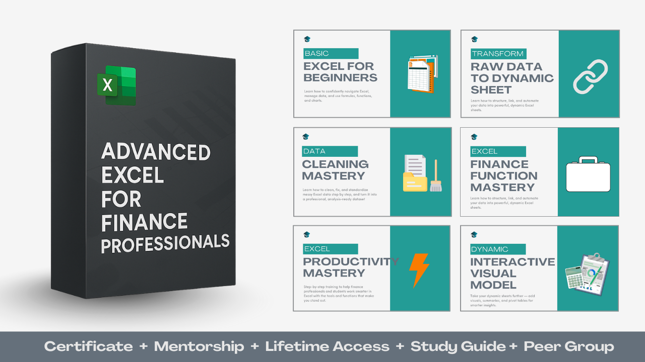 Advanced Excel for Finance Professionals Certification | Strategic ...