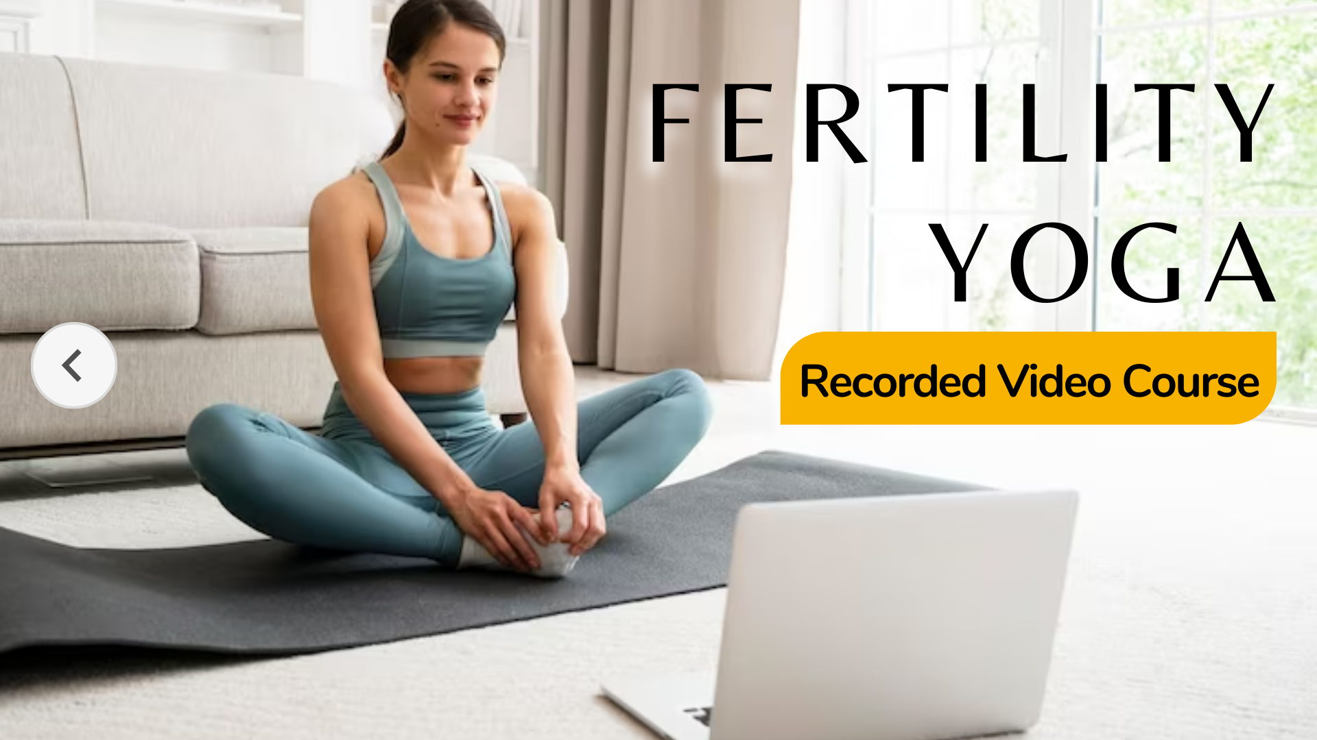 1 Month Recorded Fertility Pre & Post Ovulation Yoga Recurring