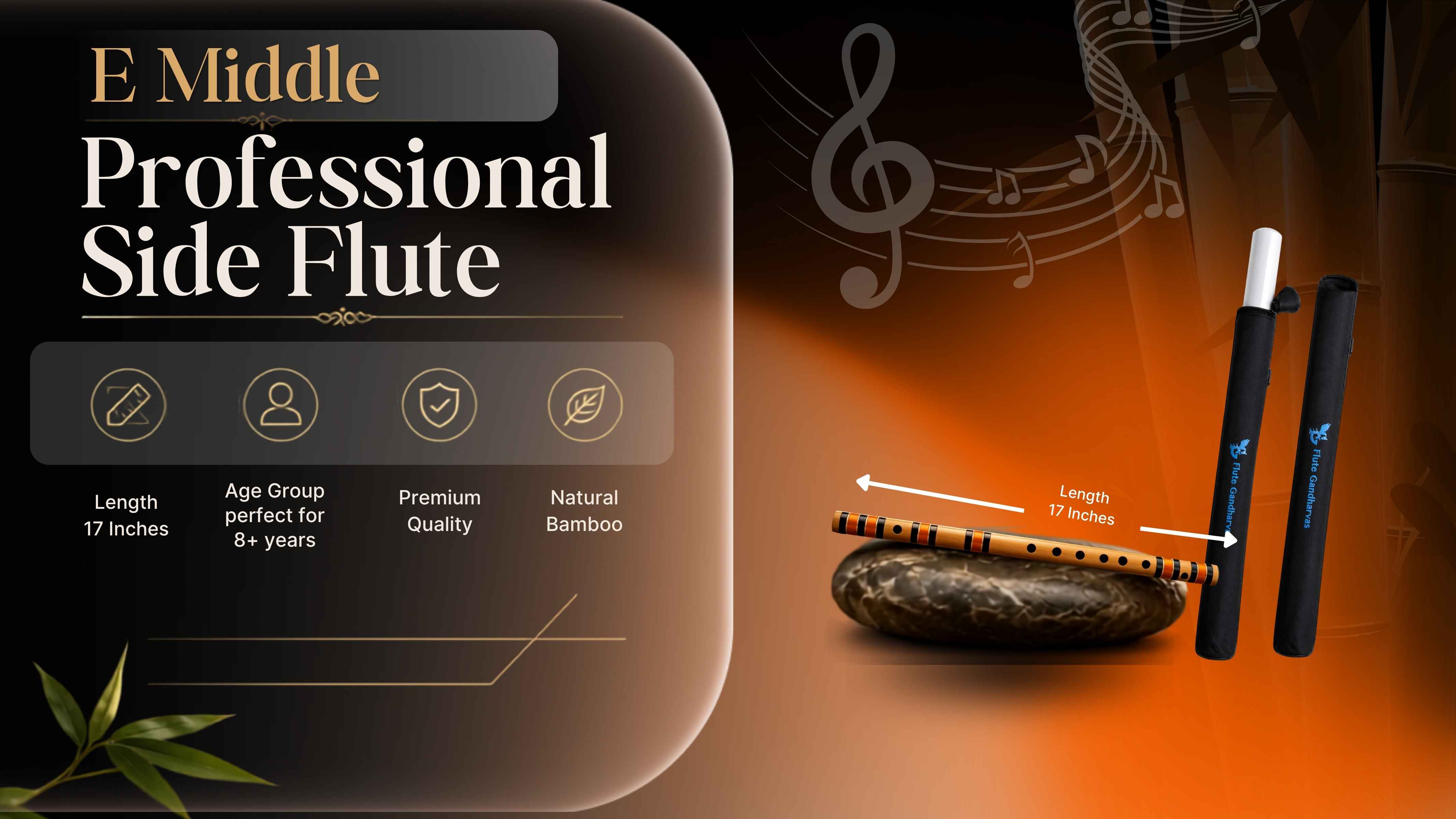 E Middle Side Flute 
