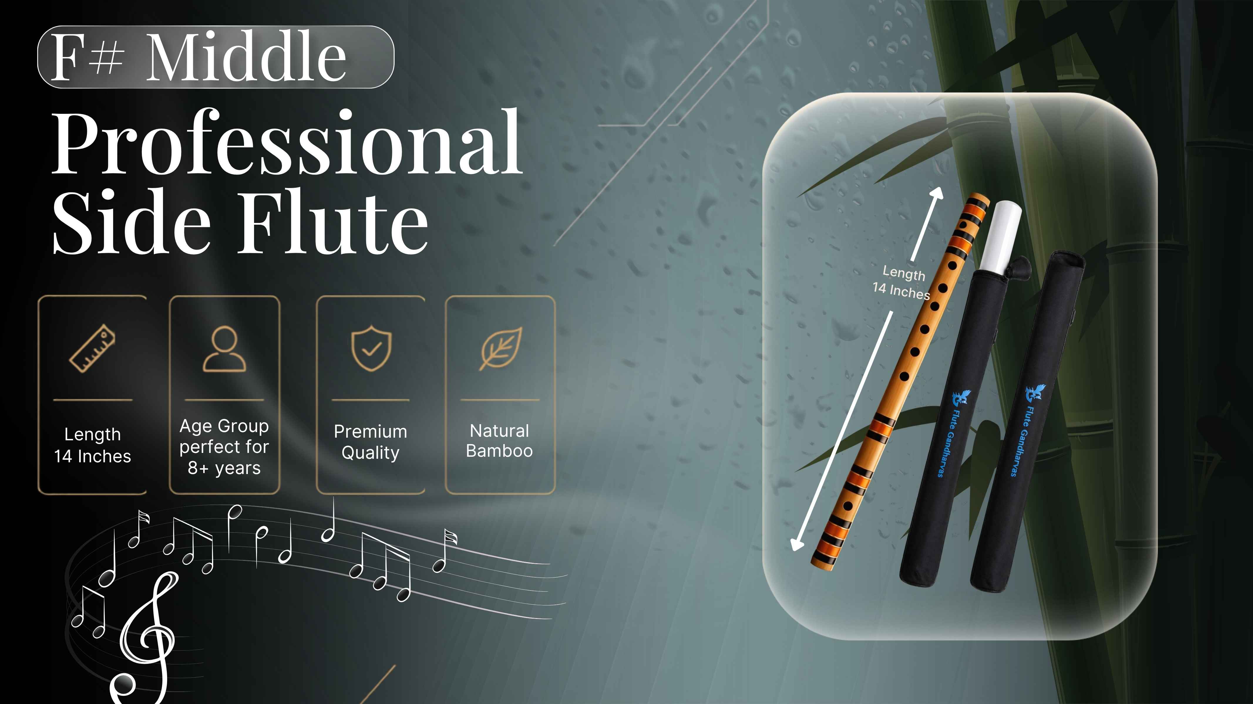 F# Middle Side Flute 