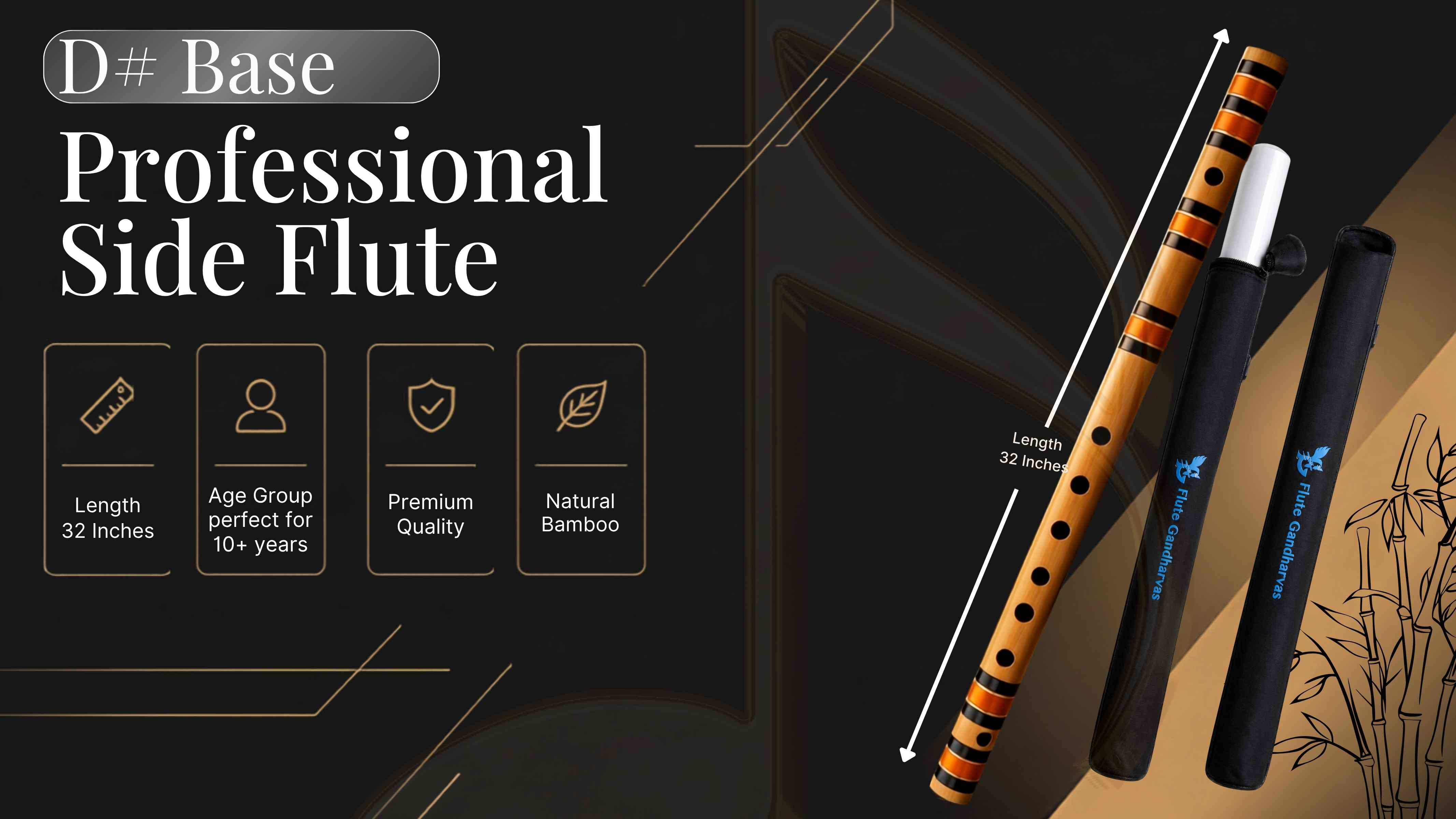 D Sharp Base Side Flute 