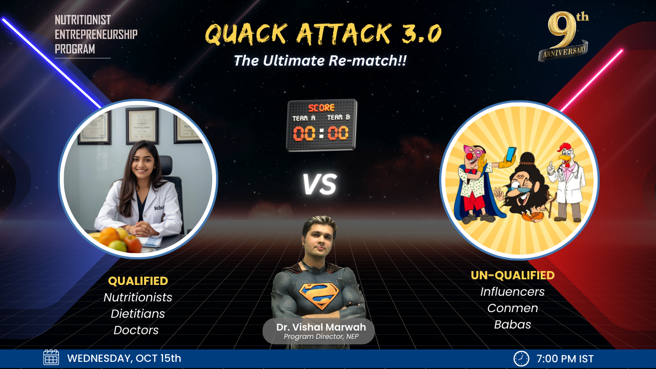 Quack Attack 3.0 | Dr. Vishal Marwah