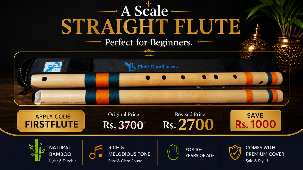 Straight Flute A Scale Premium Bamboo Flute