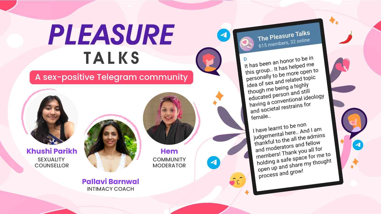 Telegram Group Pleasure Talks www getintimacy com 