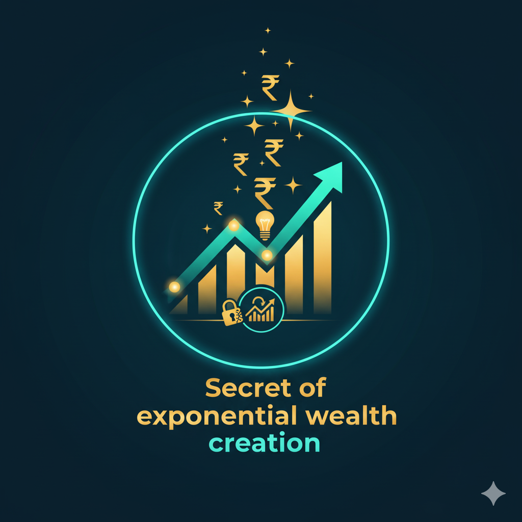 Secret of exponential wealth creation