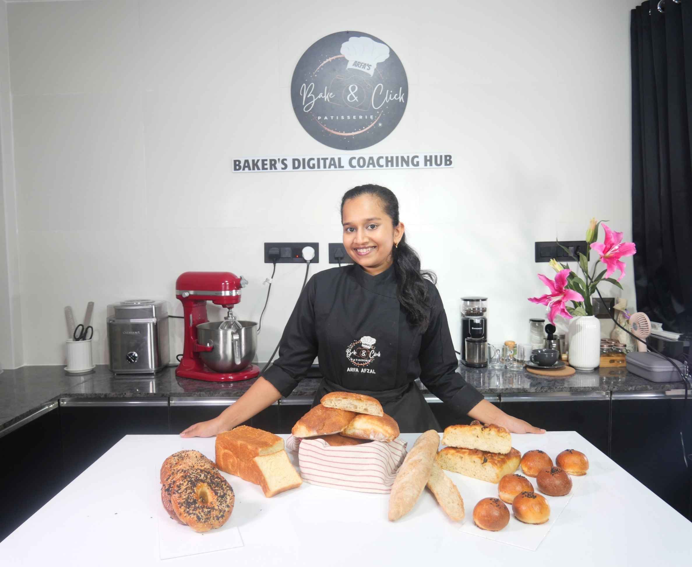 Chef Arfa Afzal, founder of Baker's Digital Coaching Hub