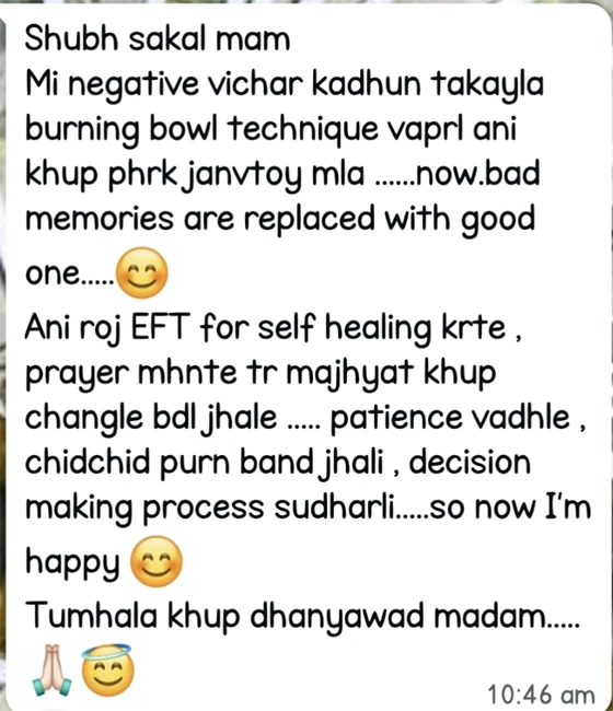 EFT Testimonial 3