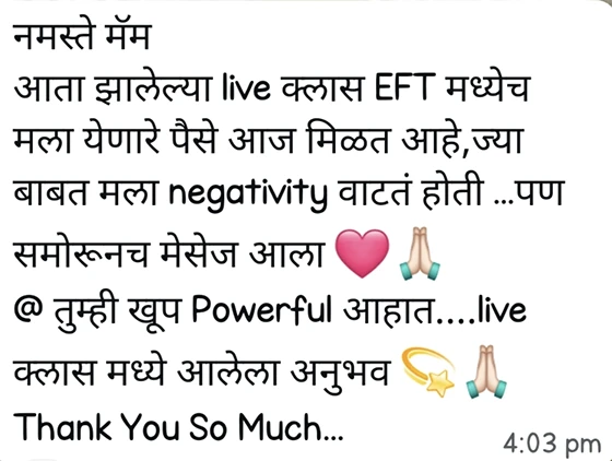 EFT Testimonial 5