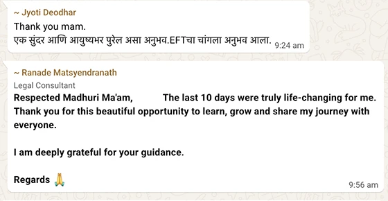 EFT Testimonial 6