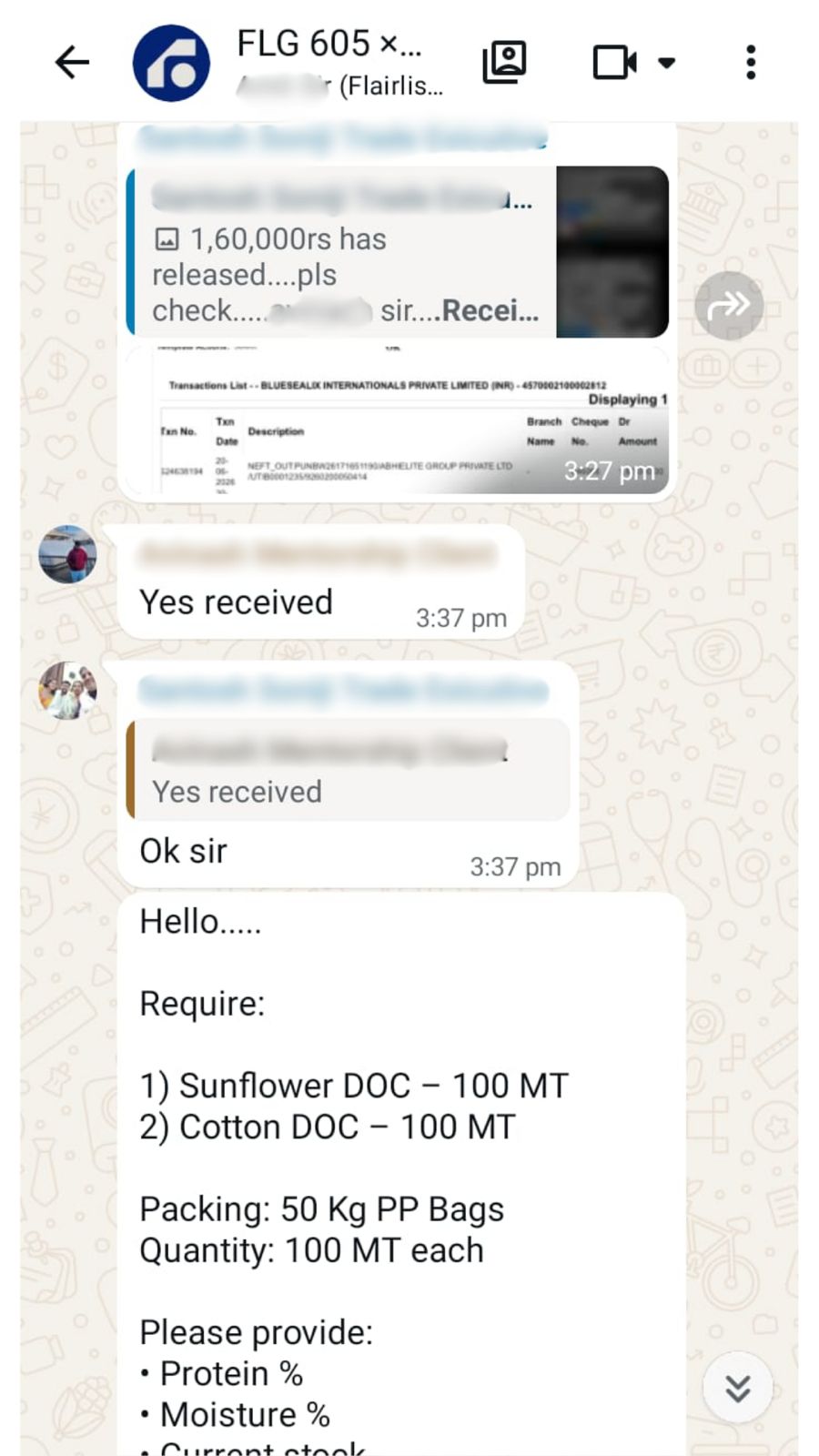 Client conversation proof 3
