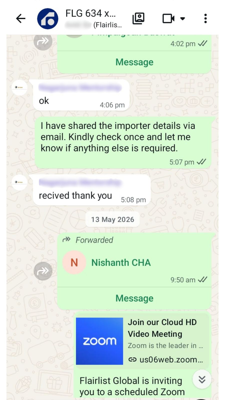 Client conversation proof 7
