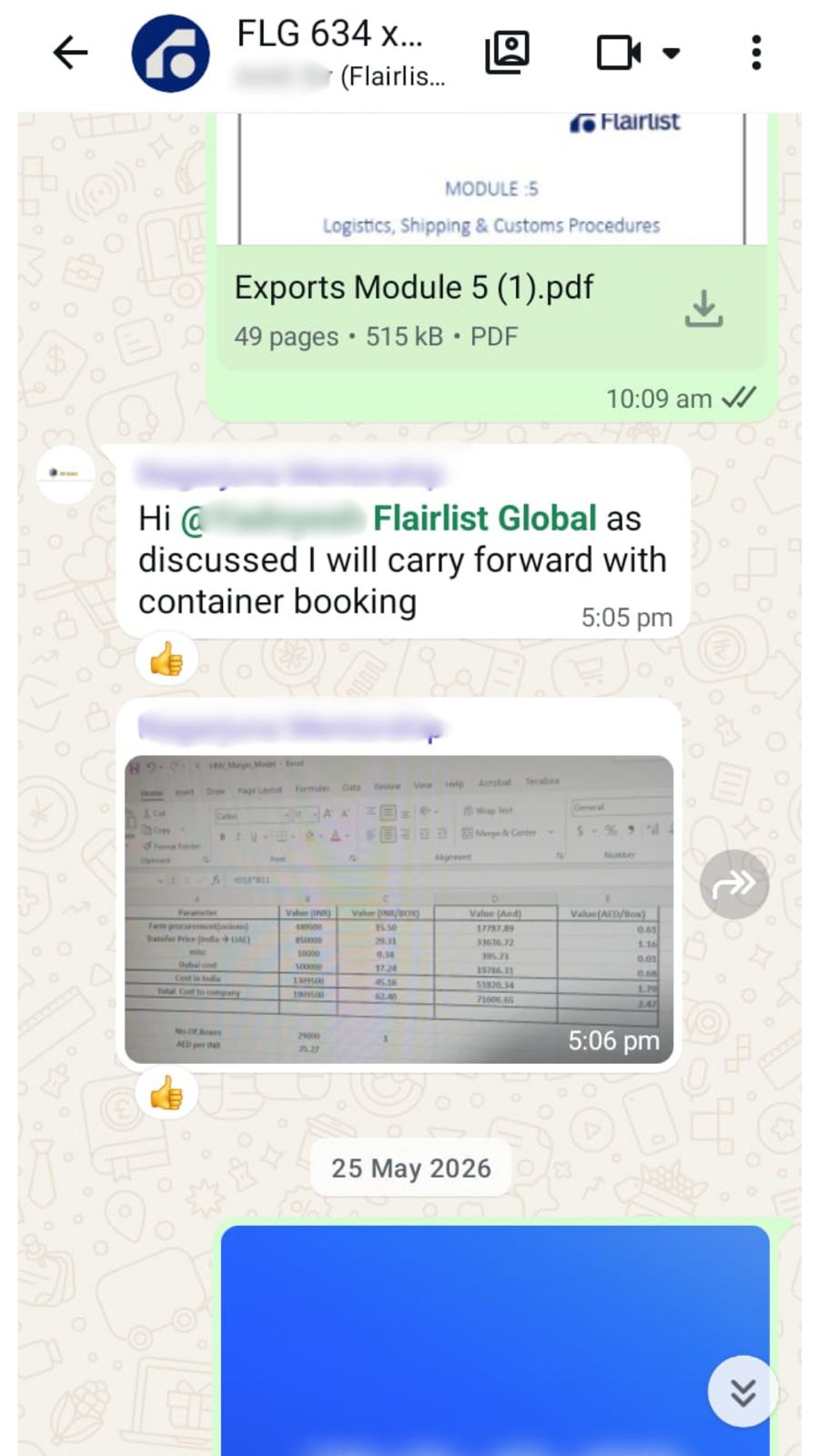 Client conversation proof 8