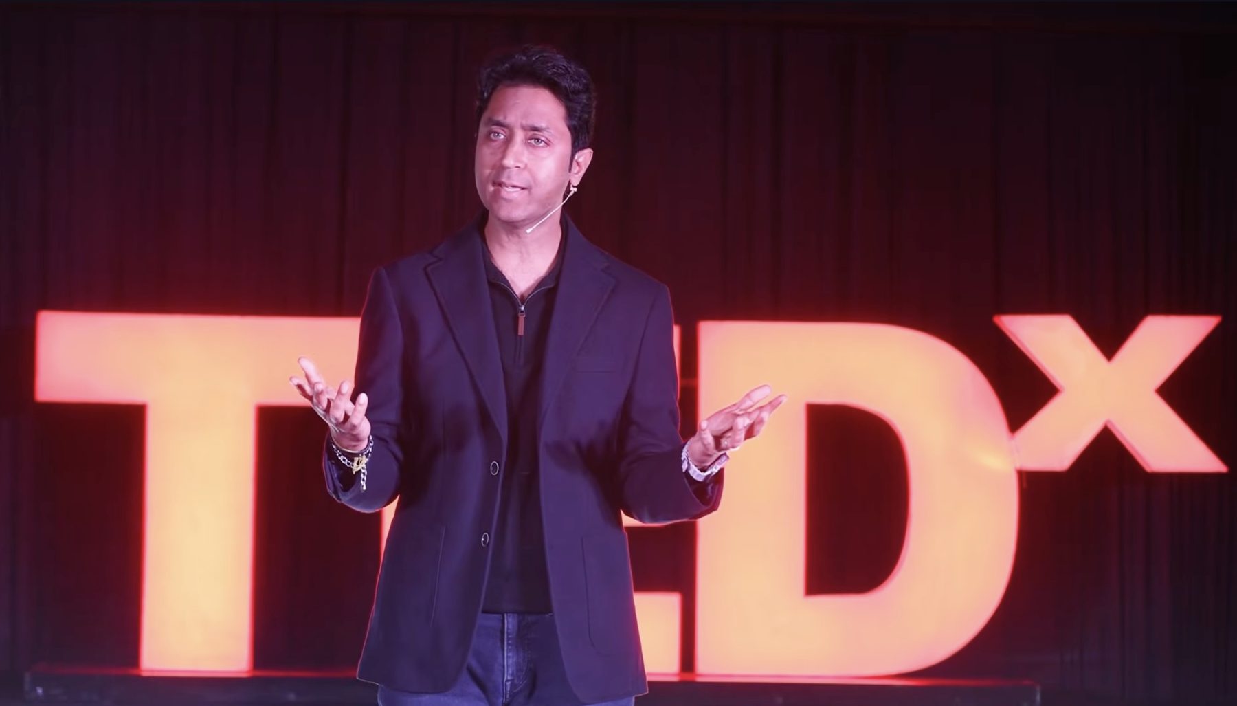 Shirish Gupta speaking at TEDx