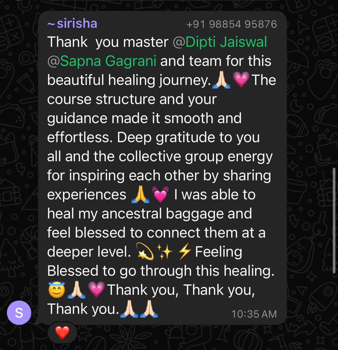 Testimonial
