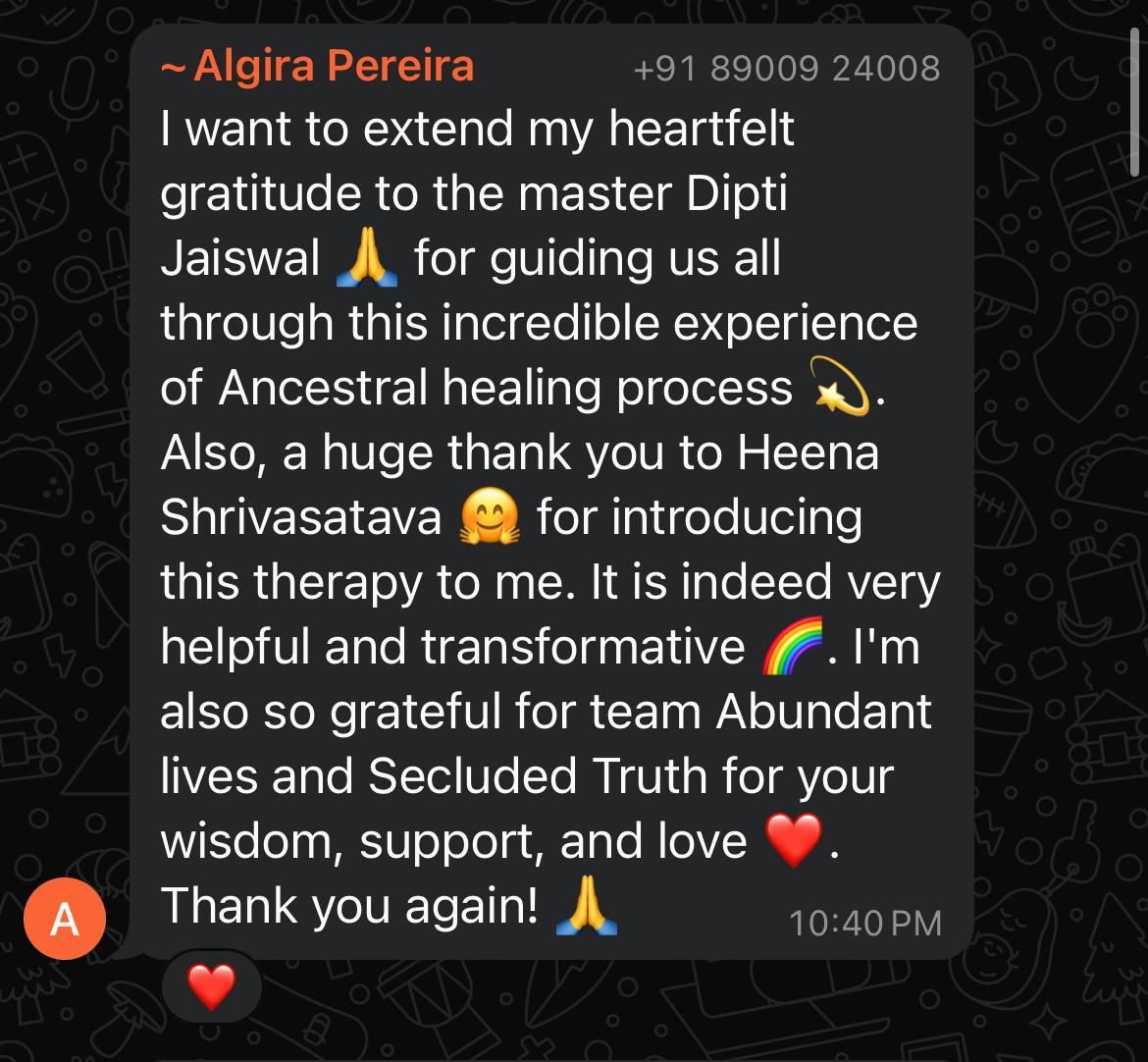 Testimonial