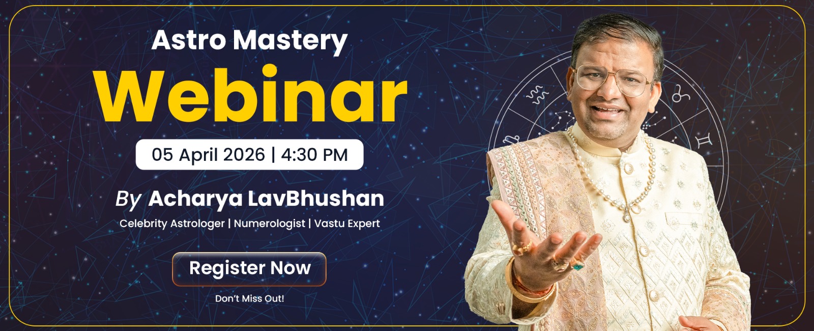 Astro Mastery Webinar — 5 April 2026 | 4:30 PM | ₹99