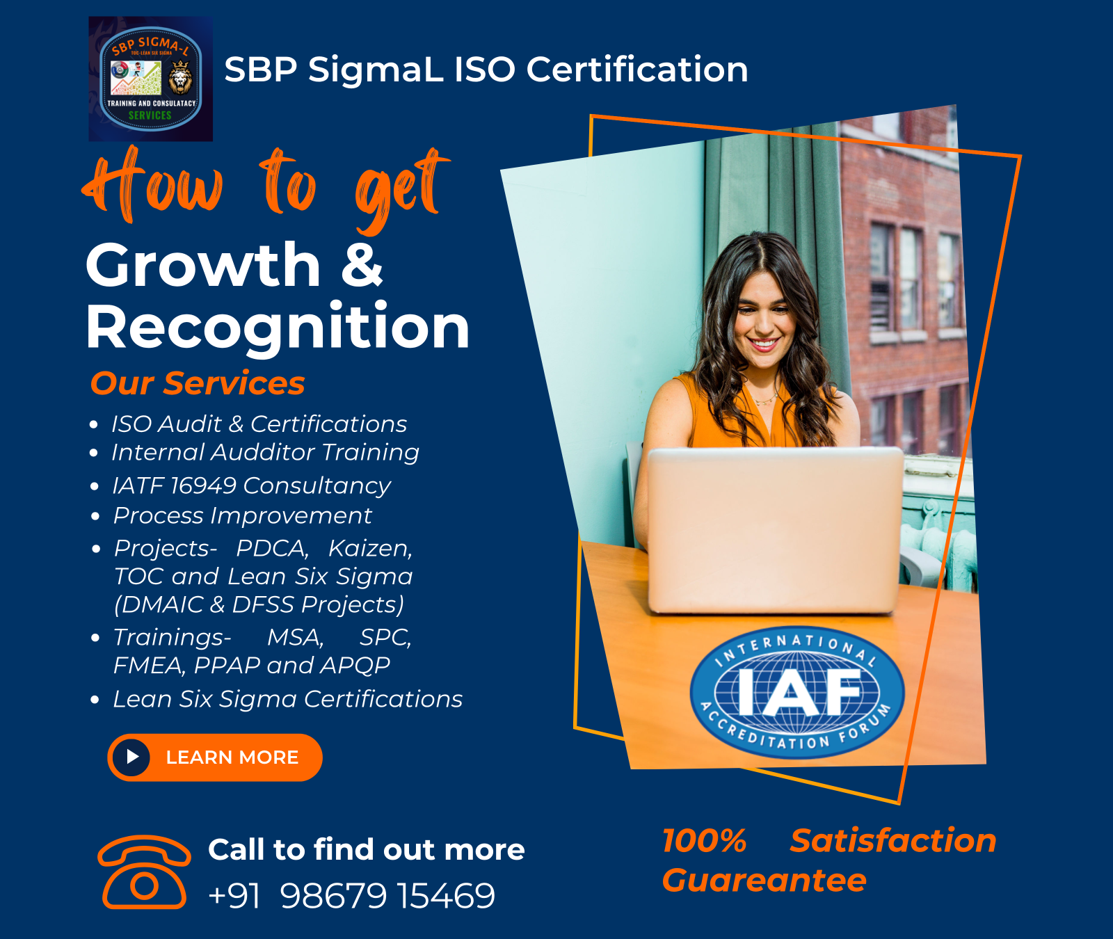 SBP SigmaL 1-2-1 Consultancy